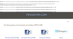 Desktop Screenshot of pennsyrr.com